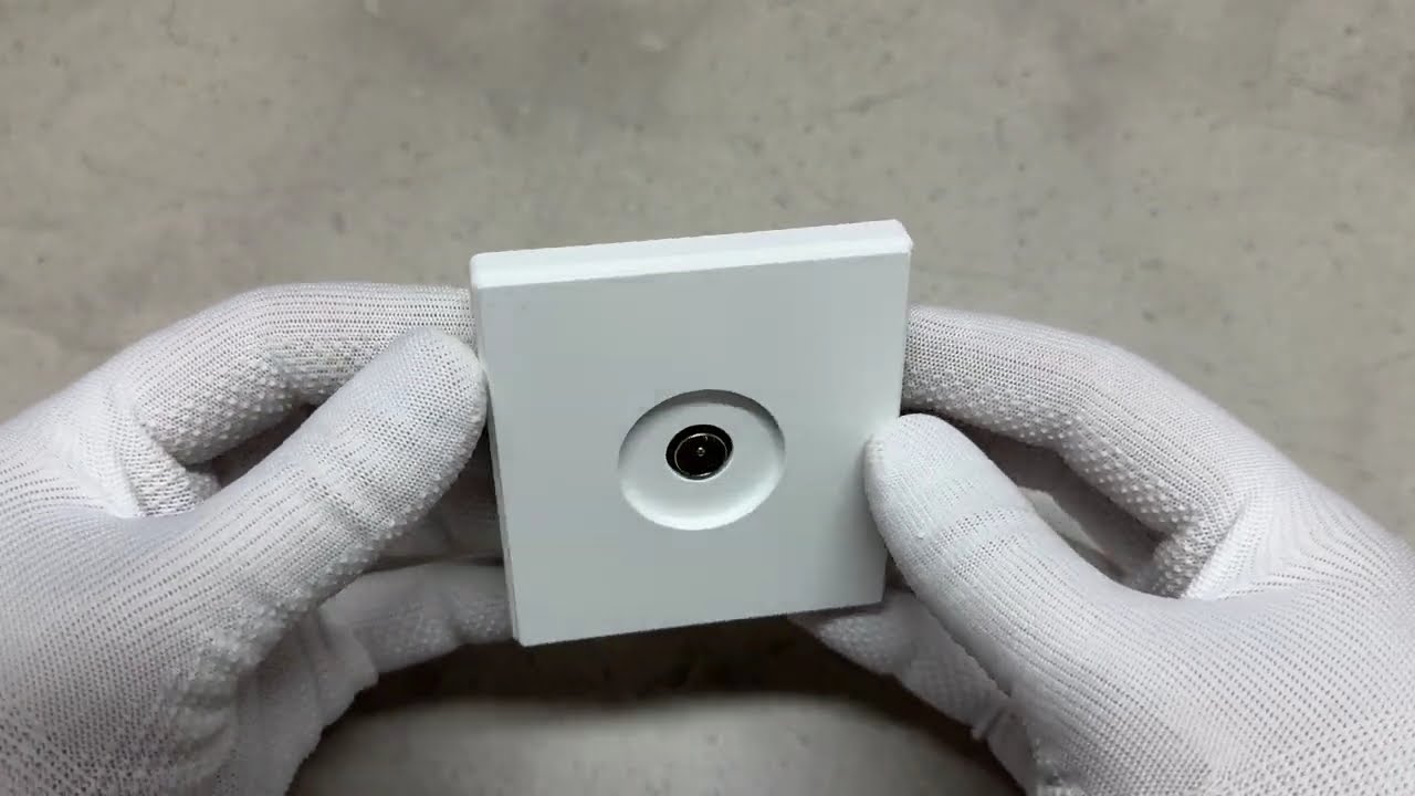 Розетка TV одинарна телевізійна біла матова VIDEX NOTA (VF-NT-SK1TV-WH)