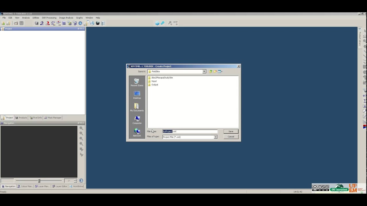 Tutorial - How to create Sentinel-1 Toolbox project