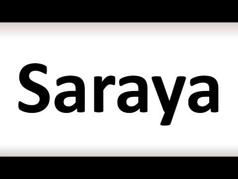 How to Pronounce Saraya (correctly!)