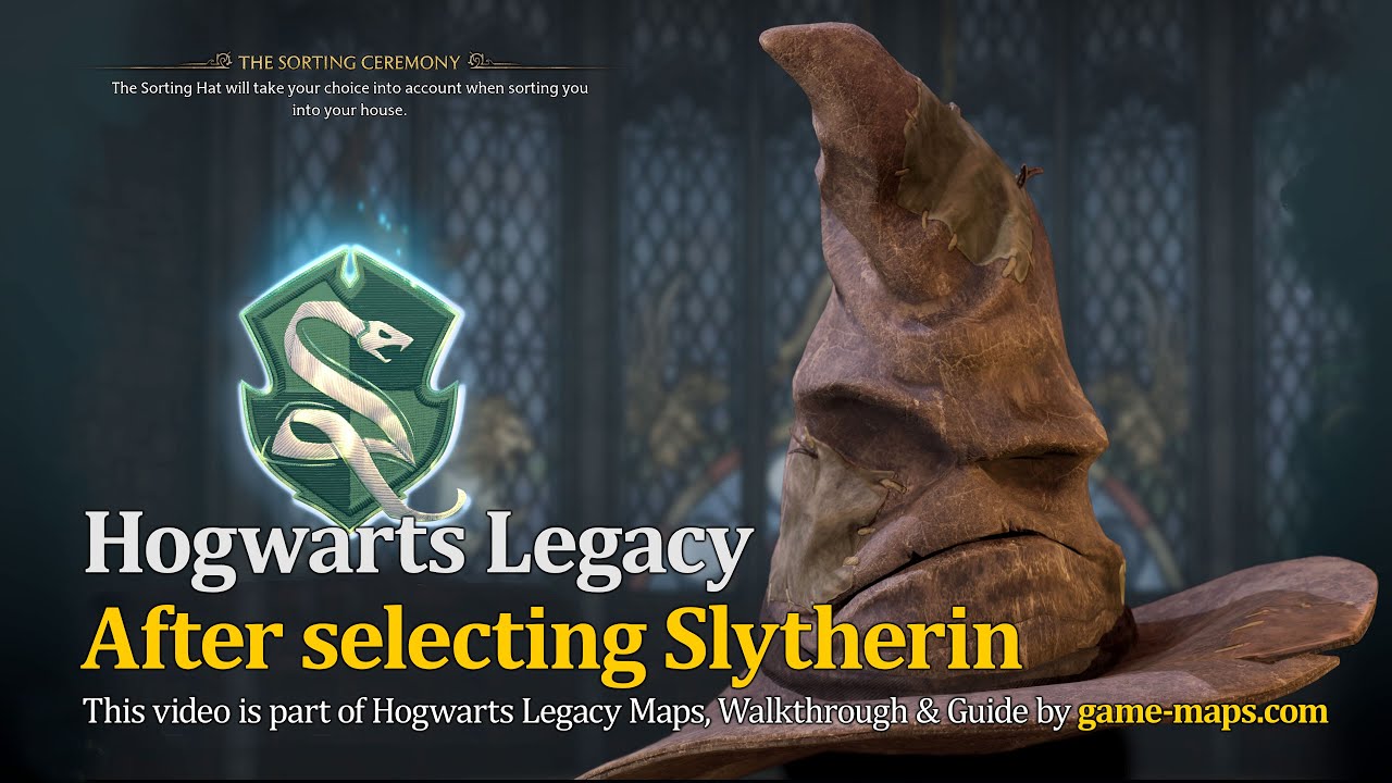 Video After selecting Slytherin House