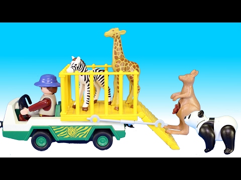 Playmobil Zoo Park Kangaroo Transport and Animal Care Station Playsets - Animals For Kids
