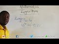 How To Simplify Logarithms In Base Ten Hausa Maths