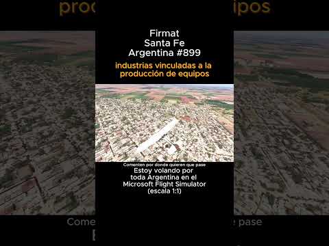 Firmat, Santa Fe desde el Microsoft Flight Simulator #firmat #santafe #msfs #joaha45 #argentina