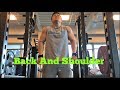Back and Shoulder Workout | Bulking day 82 | 增肌第82天 | 背部肌肉和肩膀训练