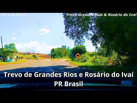 Trevo para Grandes Rios e Rosário do Ivaí , PR Brasil