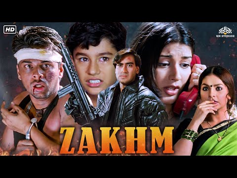 Zakhm (जख्म)Hindi Full Movie | Ajay Devgn, Sonali Bendre, Pooja Bhatt, Ashutosh Rana, Sharat Saxena