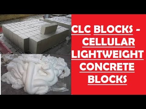 Cellular Lightweight Concrete Blocks