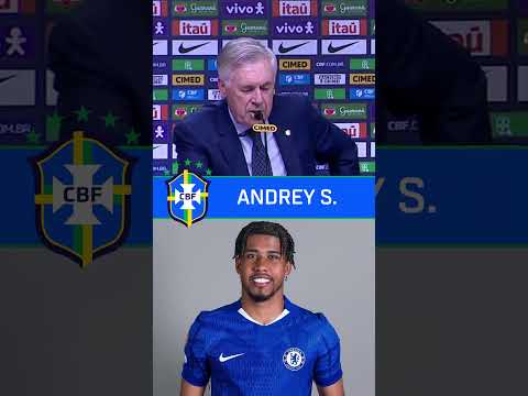 CONVOCAÇÃO DA SELEÇÃO BRASILEIRA POR ANCELOTTI! ???? #shorts