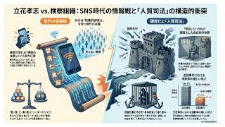 【孫子の兵法で解説】立花孝志 vs 検察組織：SNS時代の情報戦と「人質司法」の構造的衝突