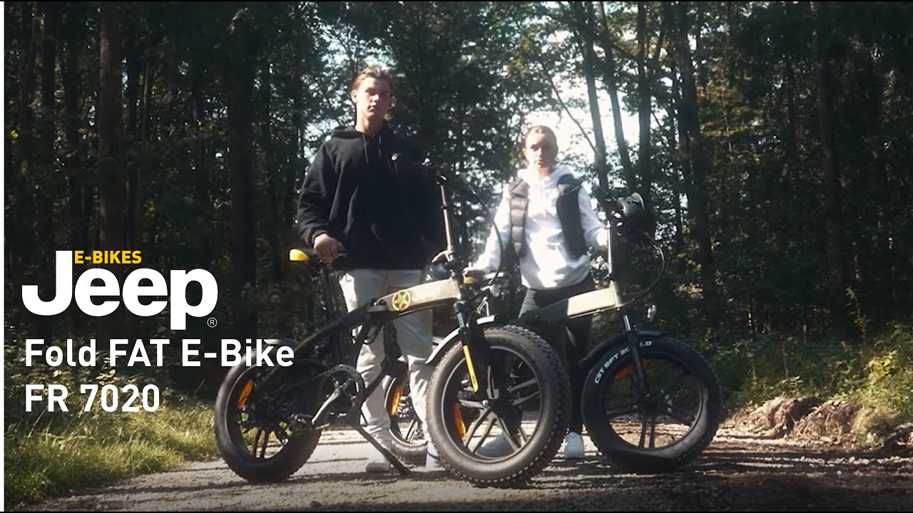 Kompakt und schnell zusammengefaltet - Jeep Fold FAT E-Bike FR 7020