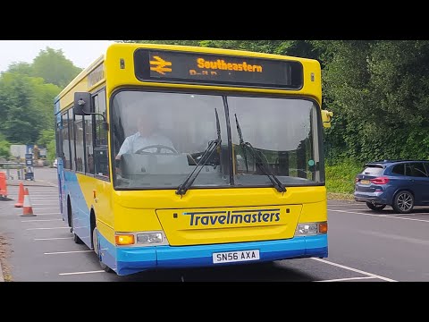 *THRASH* Southeastern Rail Replacement- Travelmasters Dennis Dart SN56 AXA (Sevenoaks - Orpington)