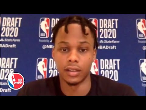 伊薩克-奧科洛2020年NBA選秀媒體日採訪|NBA on ESPN (Isaac Okoro 2020 NBA Draft Media Day Interview | NBA on ESPN)
