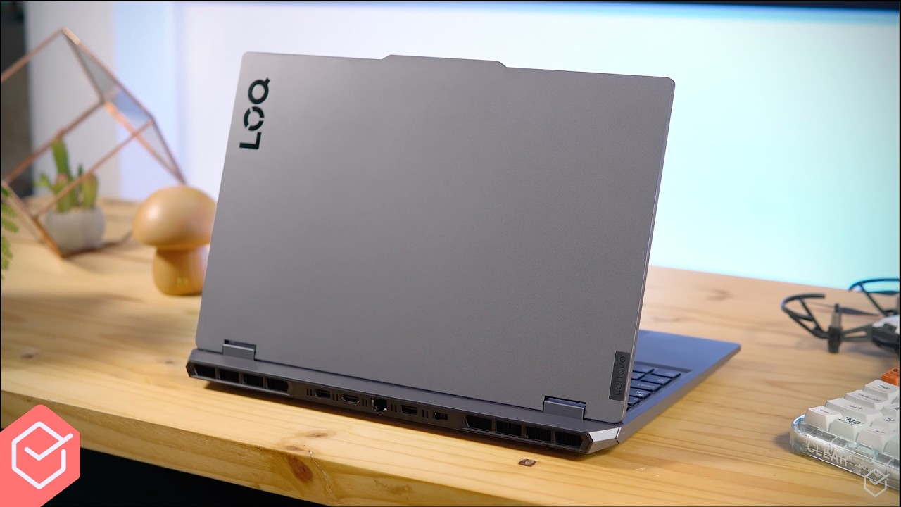 Miniatura da avaliação em vídeo de Notebook Lenovo LOQ 15.6 polegadas Intel Core i5-13450HX RTX 3050
