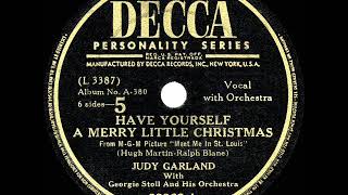 1944 HITS ARCHIVE: Have Yourself A Merry Little Christmas - Judy Garland