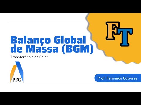 Balanço Global de Massa – BGM | MECÂNICA DOS FLUIDOS | FENÔMENOS DE TRANSPORTE | FT-006