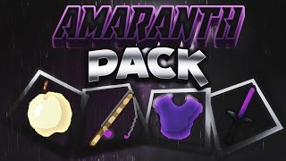 ✖ AMARANTH PURPLE EDIT [128] ✖ TEXTURE PACK [UHC/POT PvP] ⌠FAITHFUL EDIT⌡