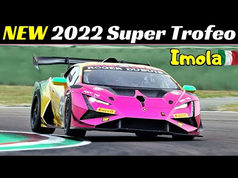 NEW 2022 Lamborghini Huracan Super Trofeo EVO2 Test Day at Imola Circuit - 29/03/2022