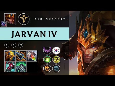 Jarvan IV Support vs Bard - KR Master Patch 25.24