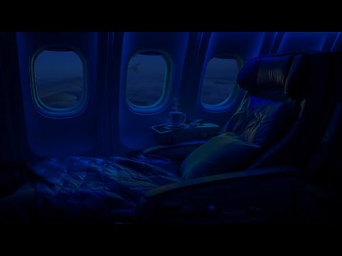 First class private airplane ambience | 10 hours jet sounds | Brown noise | Study, sleep, relax