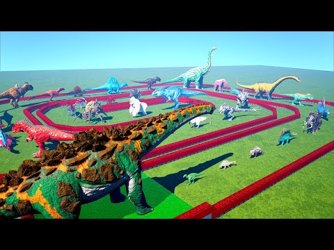 TITANOSAURUS DEATHRUN ASCENDED | All ARK Creatures🦕