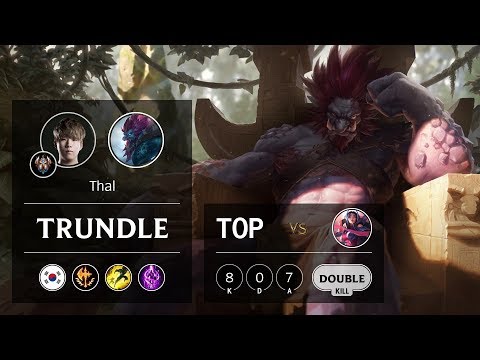 Trundle Top vs Irelia - KR Challenger Patch 9.24