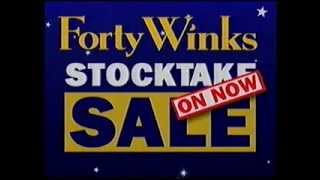 Forty Winks 1999 Australian TV ad - "We're gonna rock, we're gonna shake!"