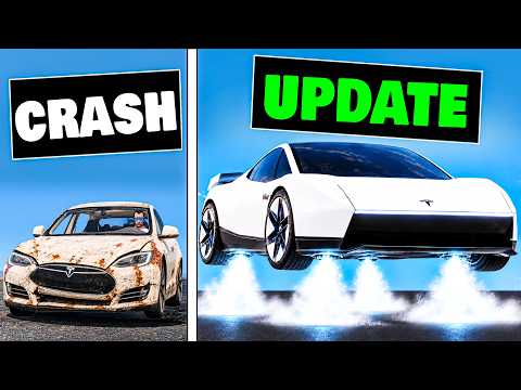 Every Time I Crash, My Tesla Gets a New Update in GTA 5