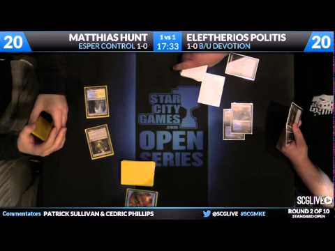 SCGMKE - Standard - Round 2b - Matthias Hunt vs Eleftherios Politis