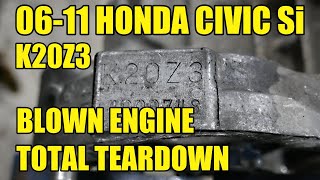 Honda K20Z3 Complete K Series Tear Down! Could It Get Any Worse?