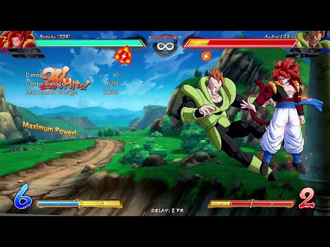 DBFZ SSJ4 Gogeta Exactly 10000 Damage Solo level 0 T.O.D Combo