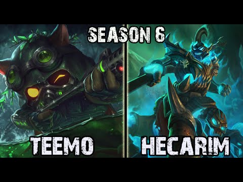Best Teemo NA vs Hecarim Jungle Ranked Challenger