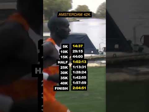 Joshua Cheptegei New PB | Amsterdam Marathon 2025