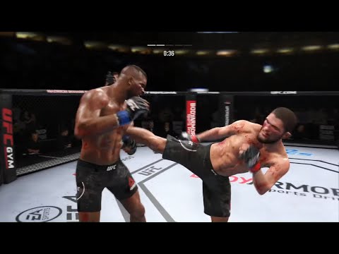 UFC 4 - Khabib vs. Alistair Overeem - Champion Fights ☝️🦅