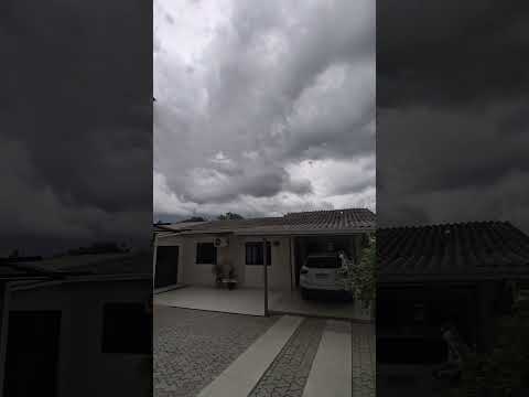 Tempestade chegando em Laranjeiras do Sul Paraná, Meu Deus tende piedade de nós.