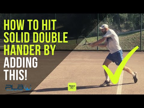 How To Hit Solid Double Handed Backhand by Adding This! I JM Tennis - Online Tennis Programs