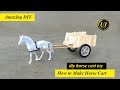 How To Make Horse Cart With Wood Sticks Ultra Ideas
