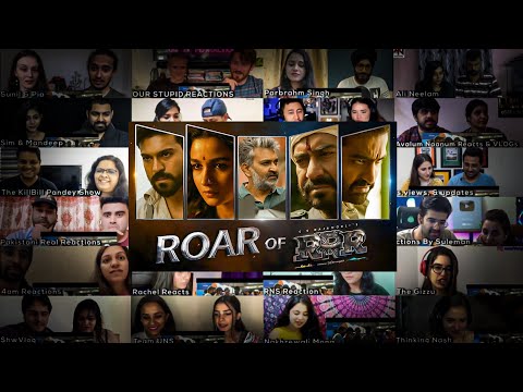 Roar Of RRR Making Roaring Mashup Reactions | Jr.NTR, Ram Charan | 