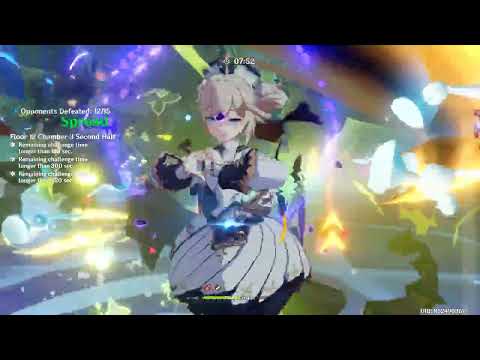 Spiral Abyss 3.3 Floor 12 Triple Archon clear with Barbara