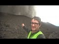 Fearless Photographer Climbs Active Volcano