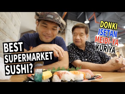Experimentamos 4 sushis de supermercado japonês para descobrir o melhor