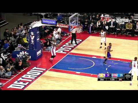 Lakers Vs Pistons - Lakers Only Highlights