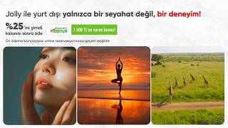 ✨ Jolly ile yurt dışı yalnızca bir seyahat değil, tam bir deneyim!