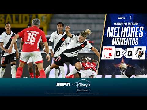 Gols e melhores lances de Santa Fé x Vasco da Gama