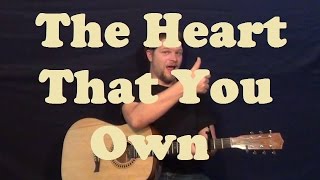 The Heart That You Own (Dwight Yoakam) Easy Strum Guitar Lesson Chords How to Play Tutorial