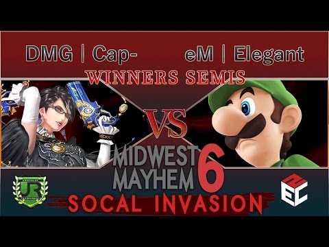 Midwest Mayhem 6 WINNERS SEMIS - DMG | CaptainZack (Bayonetta) vs eM | Elegant (Luigi)