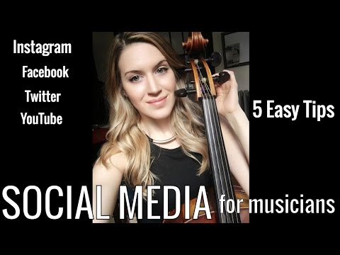 5 Social Media Tips for Musicians/Artists - Social Media Marketing, How to get more followers