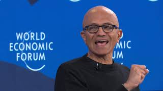 Satya Nadella at Davos: AI Diffusion Is Everything