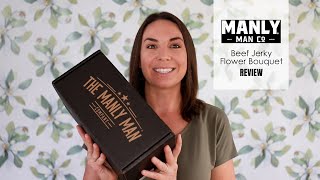 Unique Gifts for Guys - Beef Jerky Flower Bouquet from Manly Man Co.