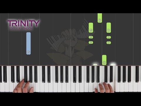 Muay Thai / TRINITY Piano Initial Grade 2021-2023 / Synthesia Piano tutorial