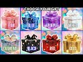 CHOOSE YOUR GIFT 8 PERFECT GIFT BOX CHALLENGE ️